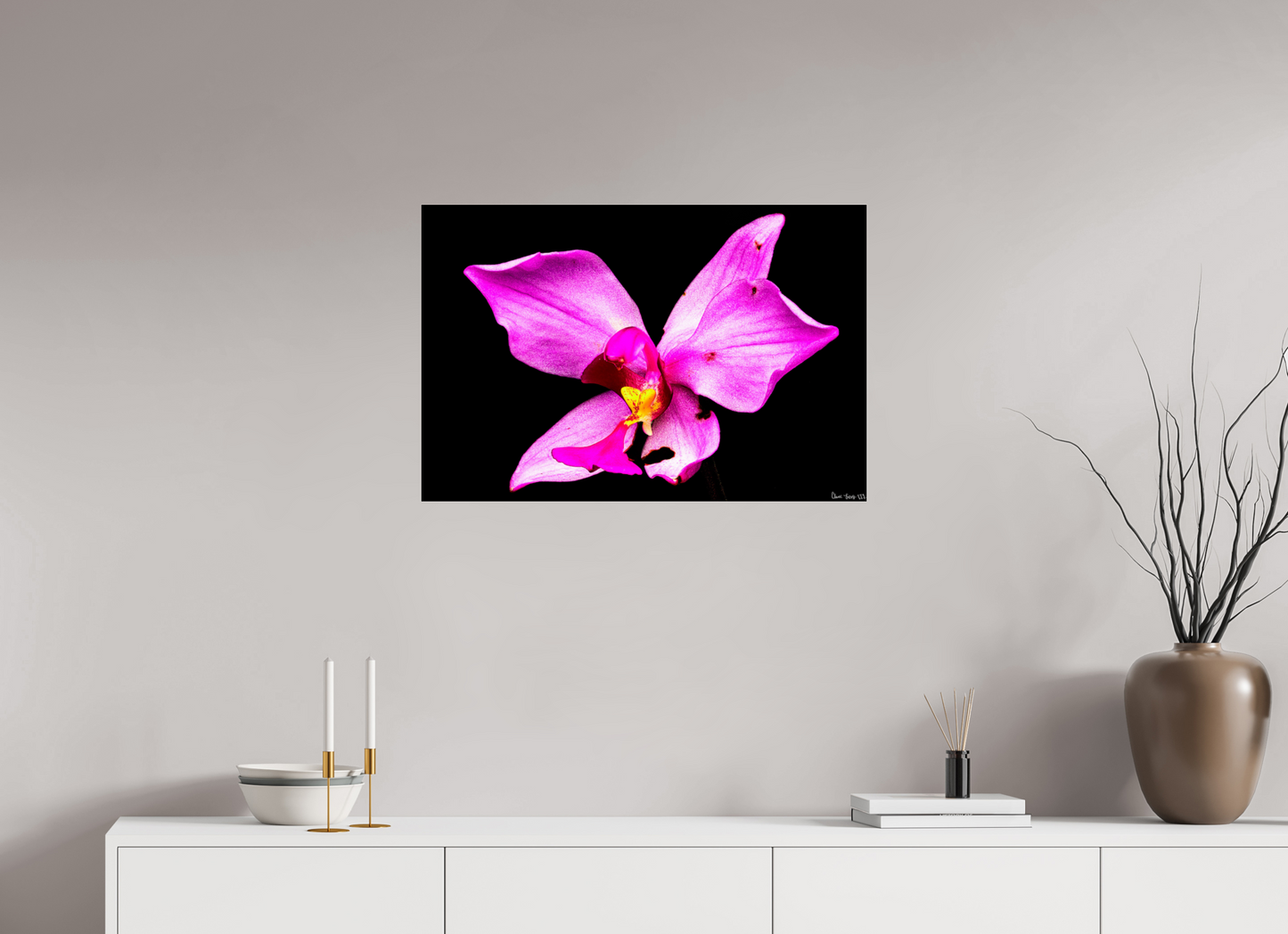30 x 20″, Acrylic Efflorescence