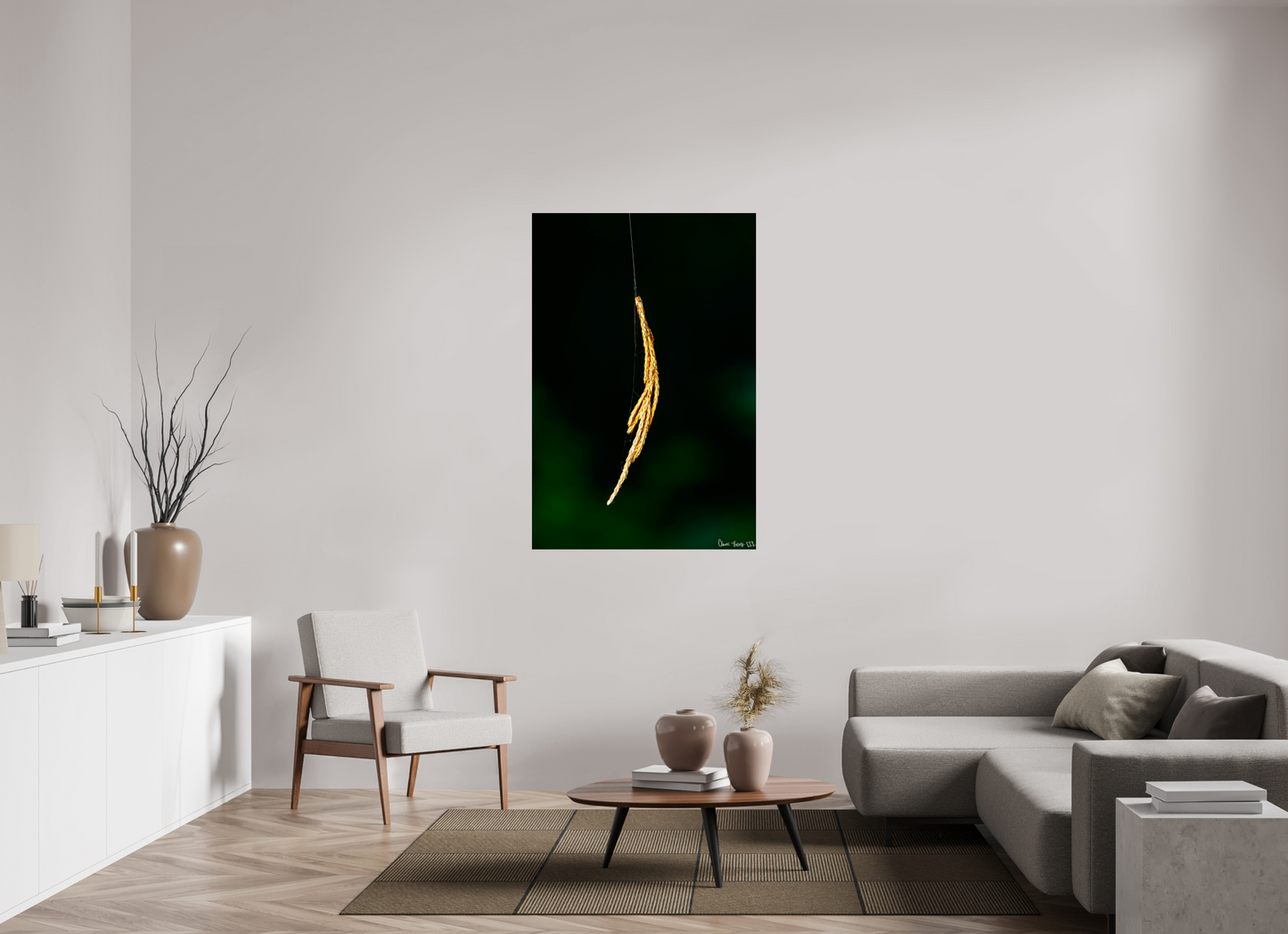 36 x 54″, Glossy Metal Nature’s Tether