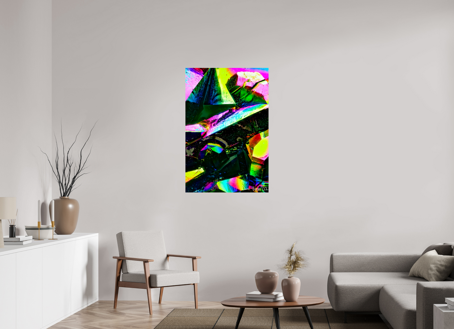 30 x 45″, Glossy Metal Flummox