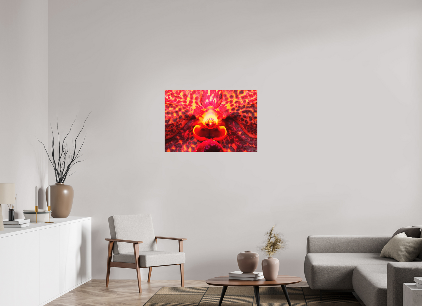 36 x 24″, Forex Orchid’s Last Stand in the Inferno