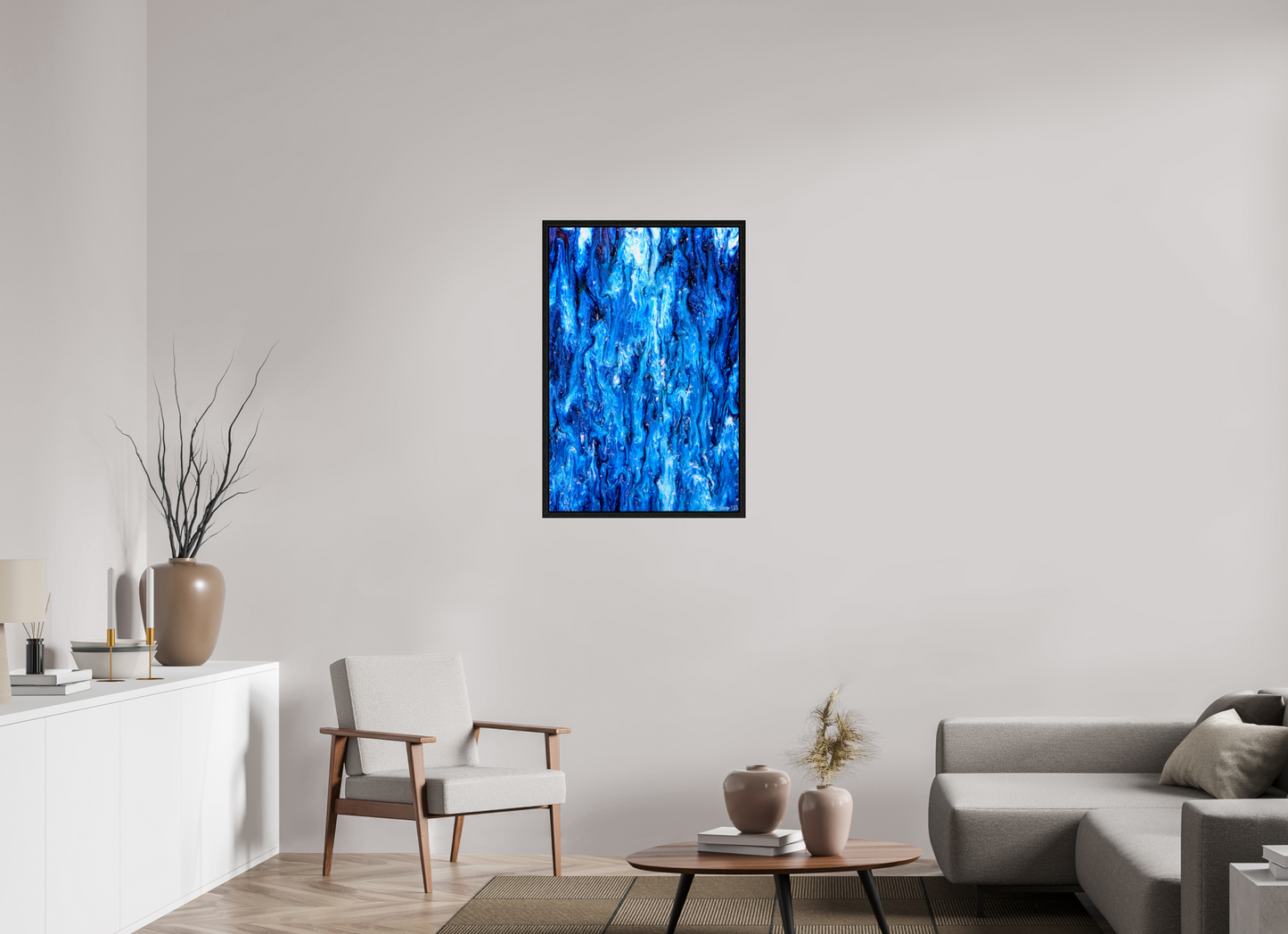 24 x 36″, Floater Frame Black Oak The Seven Seas