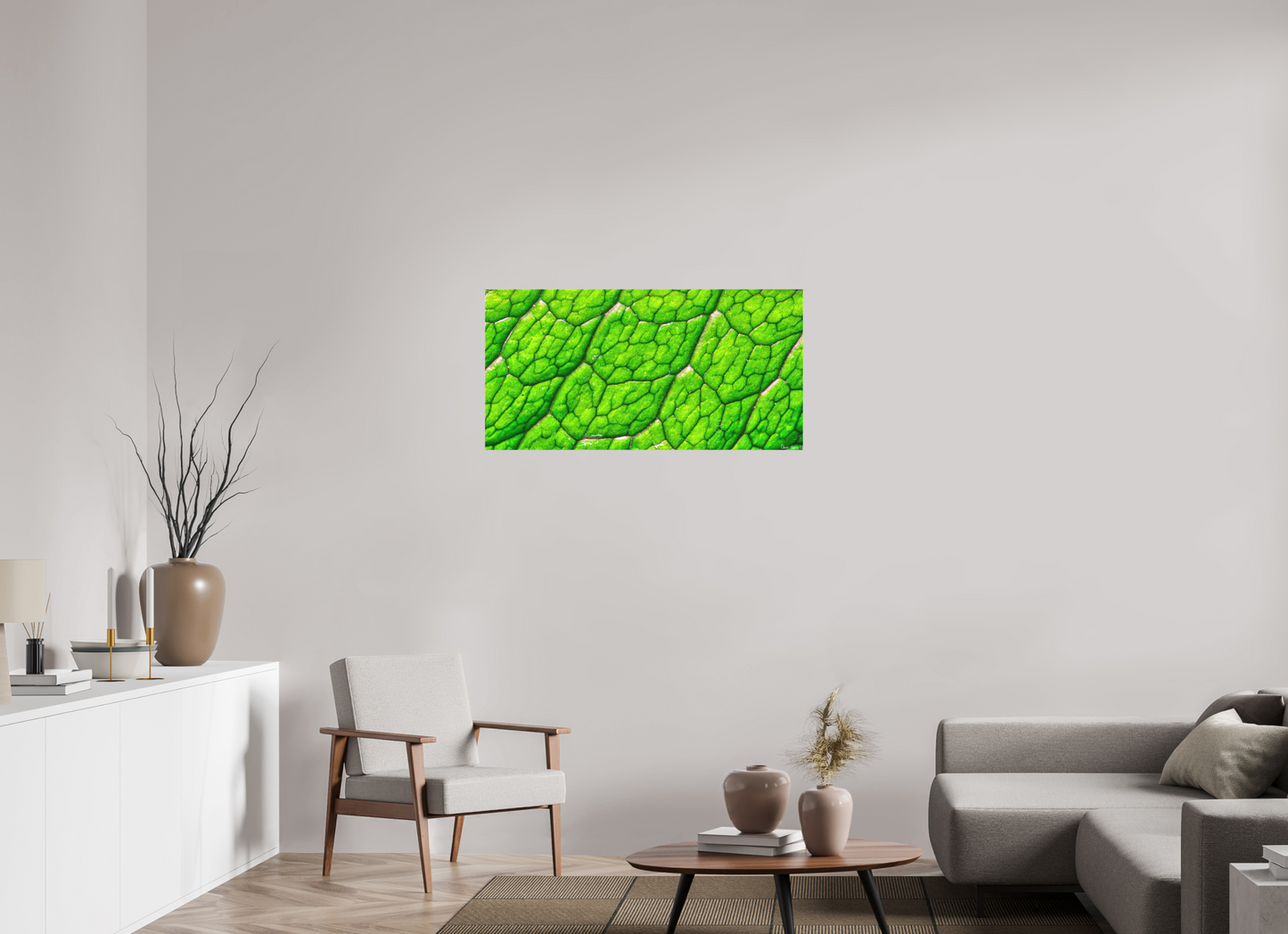 40 x 20″, Matte Canvas Uniformed Venation