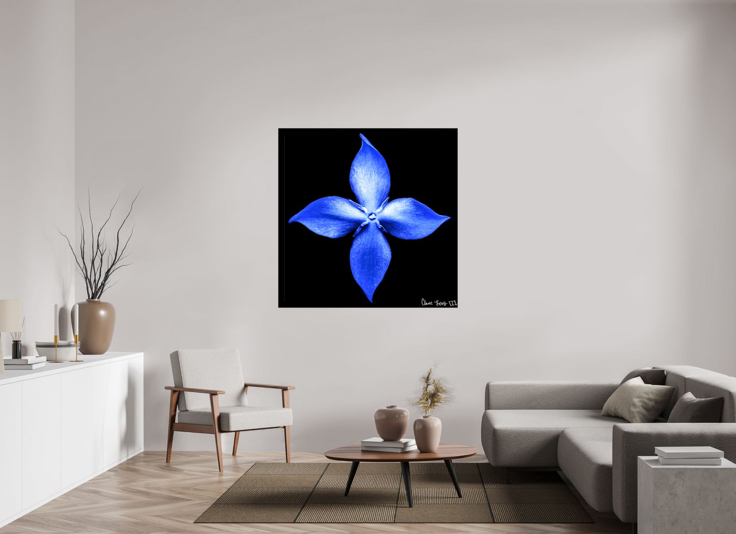 50 x 50″, Glossy Canvas Halcyon Compass