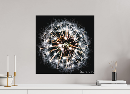 20 x 20″, Matte Metal Starburst