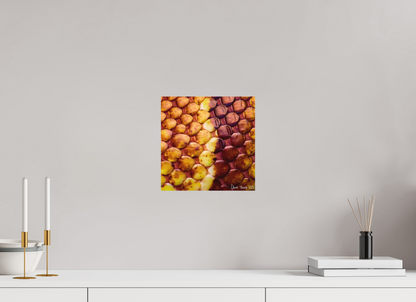 10 x 10″, Matte Metal Reptilian Divide