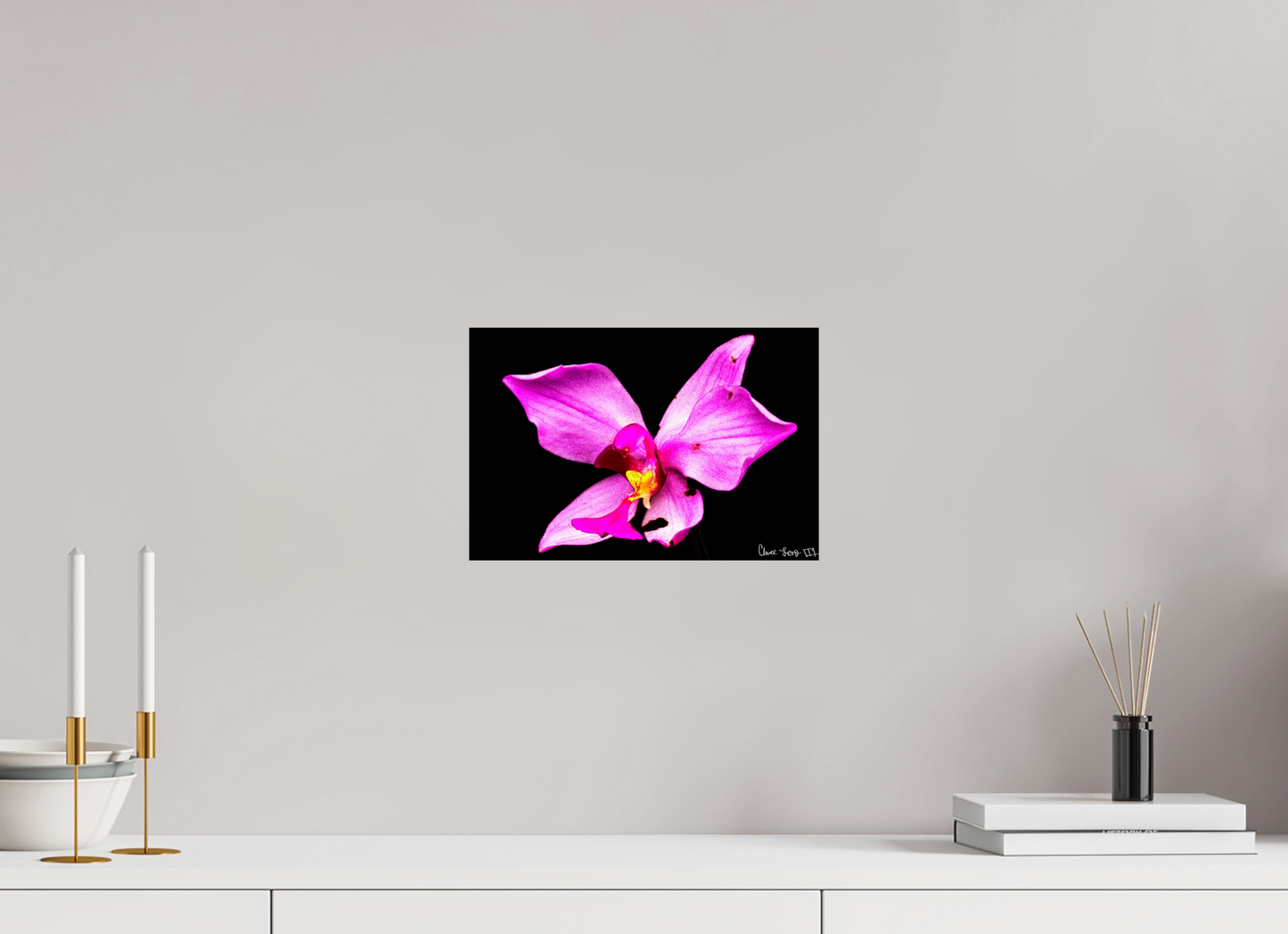 12 x 8″, Glossy Metal Efflorescence