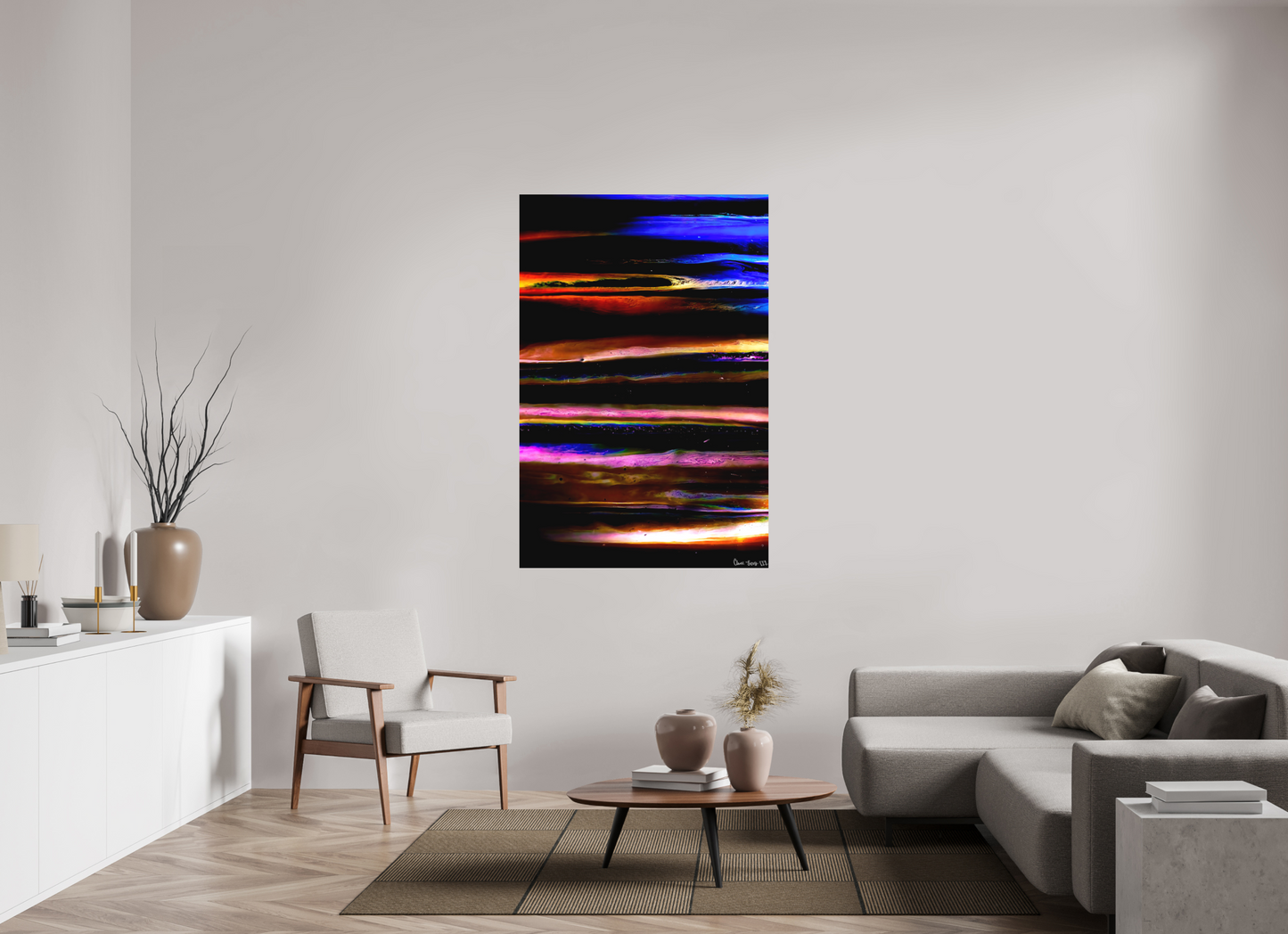 40 x 60″, Forex Jupiter’s Storm