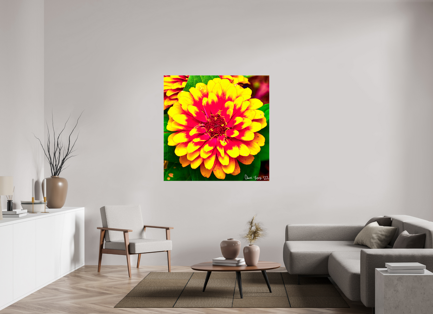 50 x 50″, Glossy Canvas Radiance