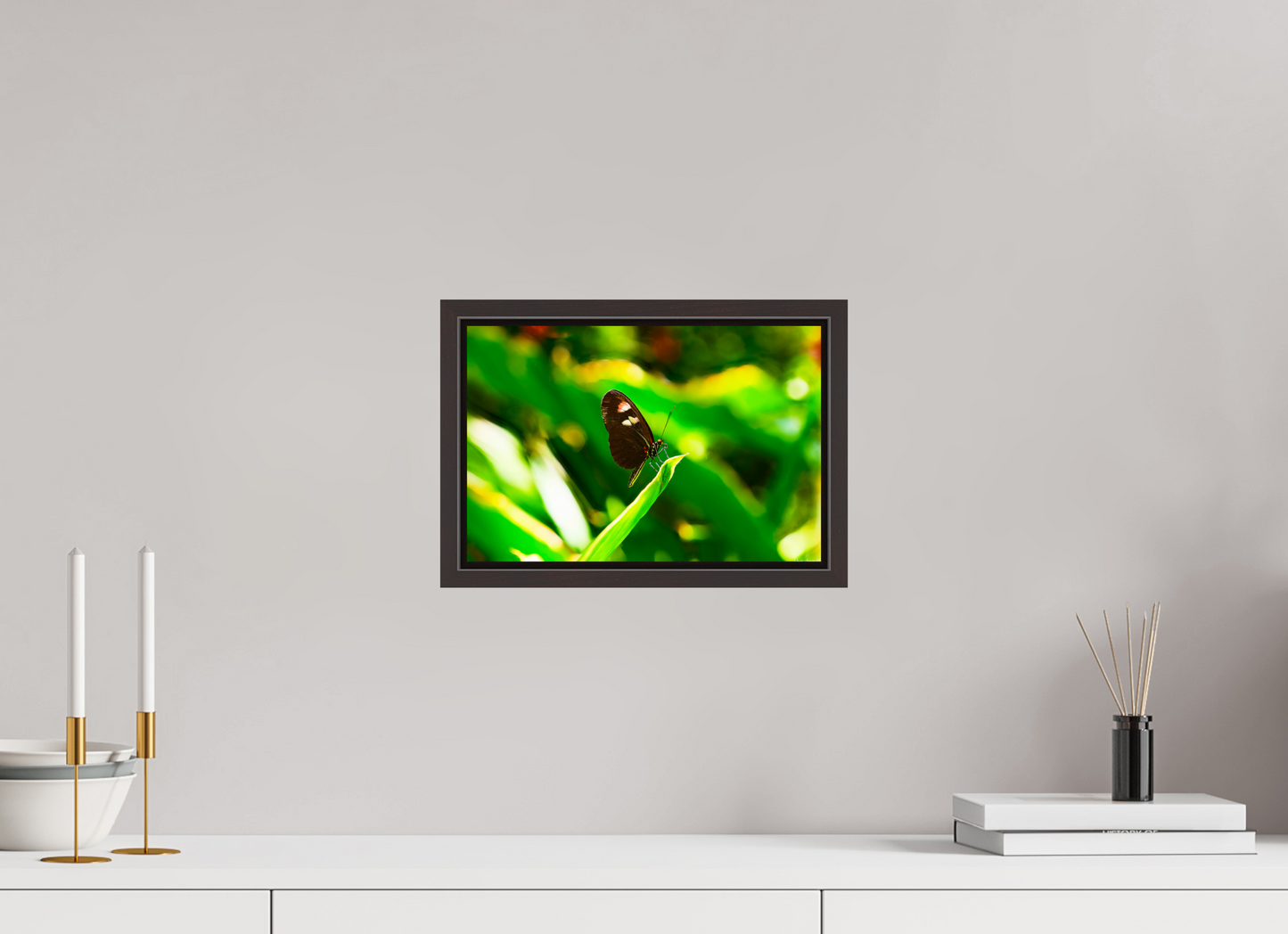 12 x 8″, Floater Frame Alder Brown Time Stands Still